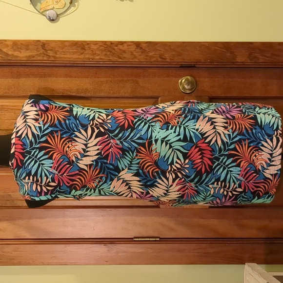 St. John's Bay Sleeveless Multicolor tropical Cotton dress - Picture 7 of 7